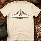 Seemed like a good decision line art T-Shirt