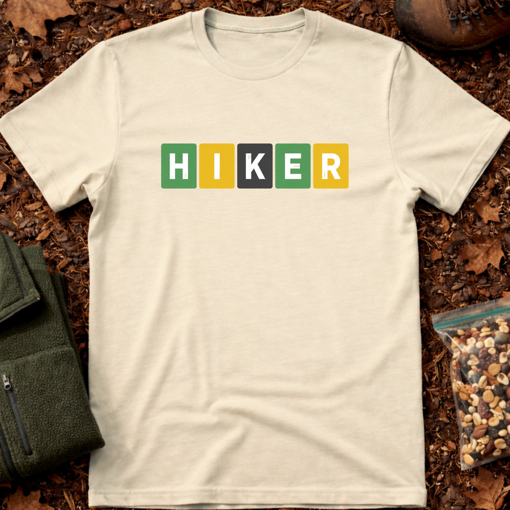 Hiker Wordle T-Shirt