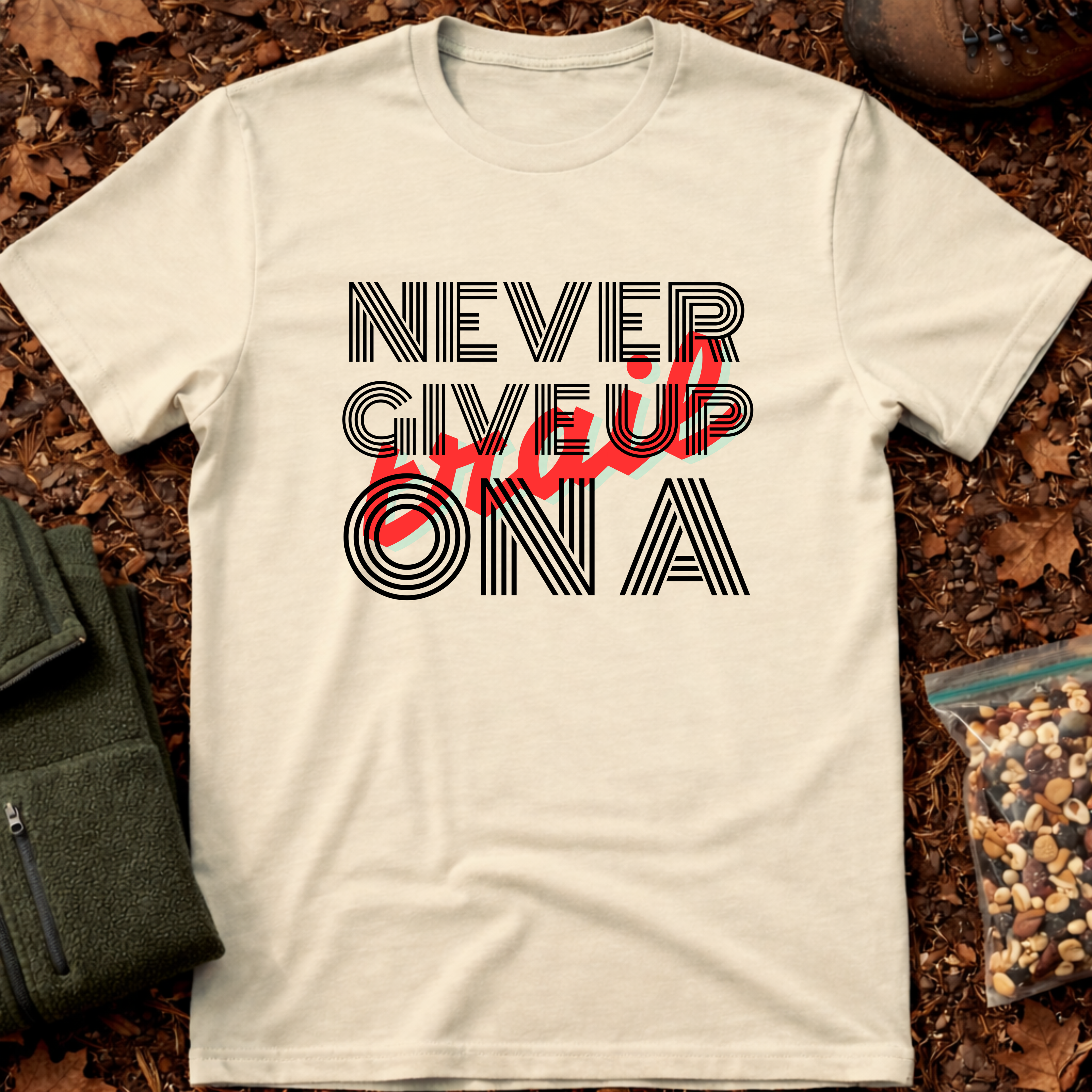 Never Give Up on A Trail T-Shirt