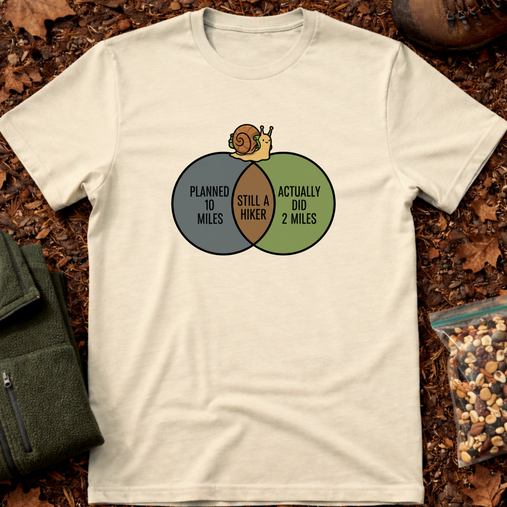 Still a Hiker Venn Diagram T-Shirt