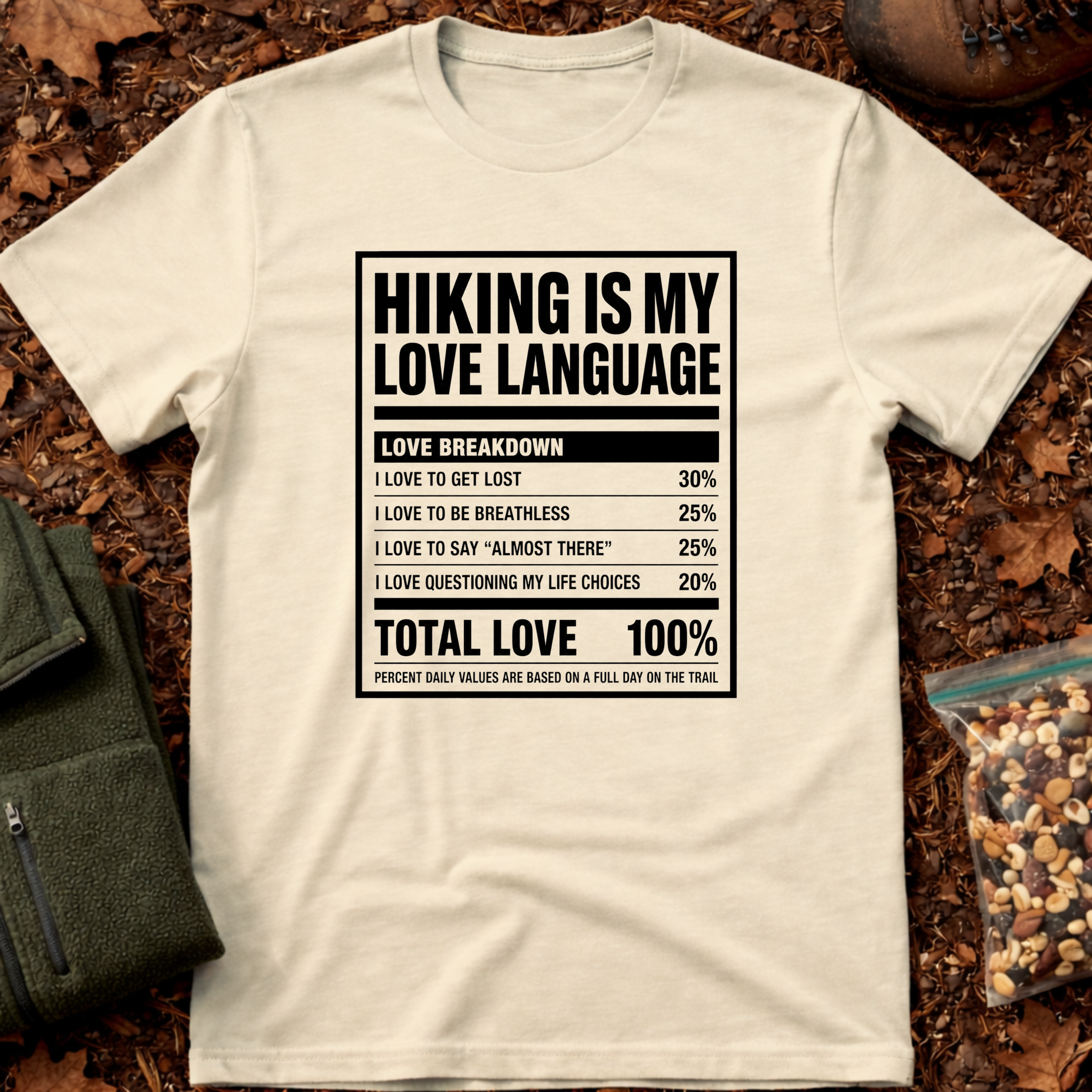 Hiking Is My Love Language T-Shirt