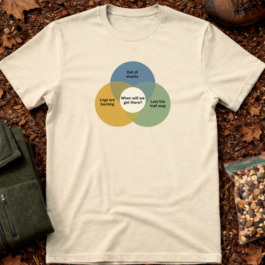 Hikers Venn Diagram 1 T-Shirt