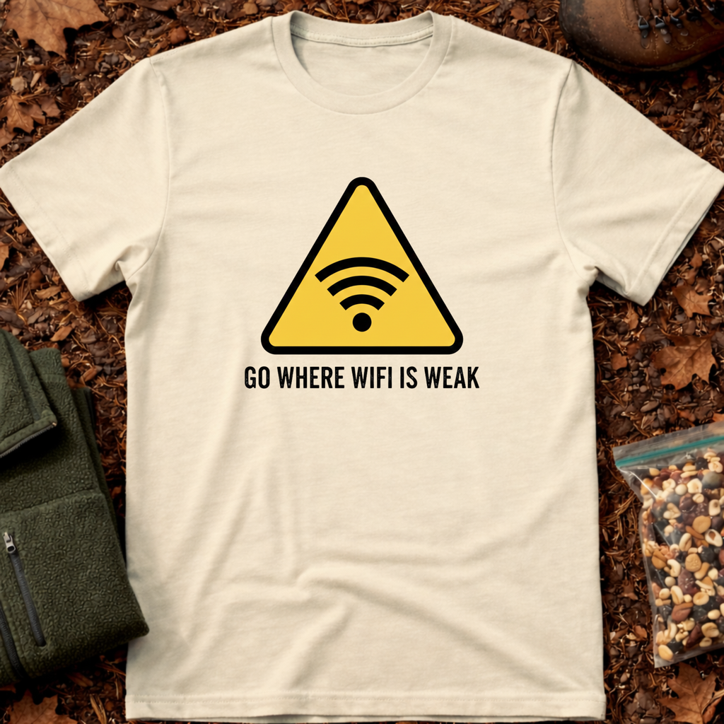 Go Where WiFi Is Weak T-Shirt