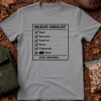 Wildlife Checklist Chart T-Shirt