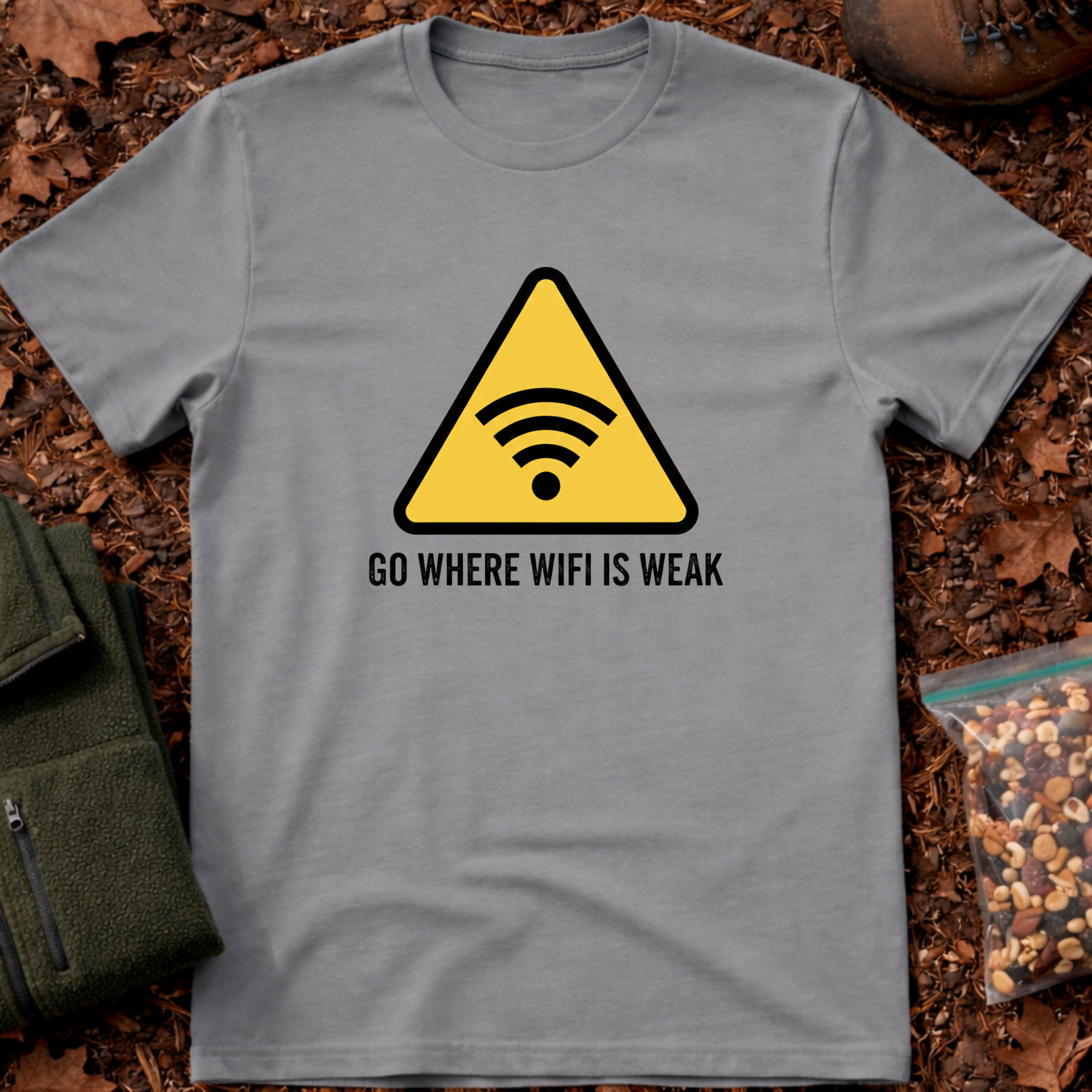 Go Where WiFi Is Weak T-Shirt
