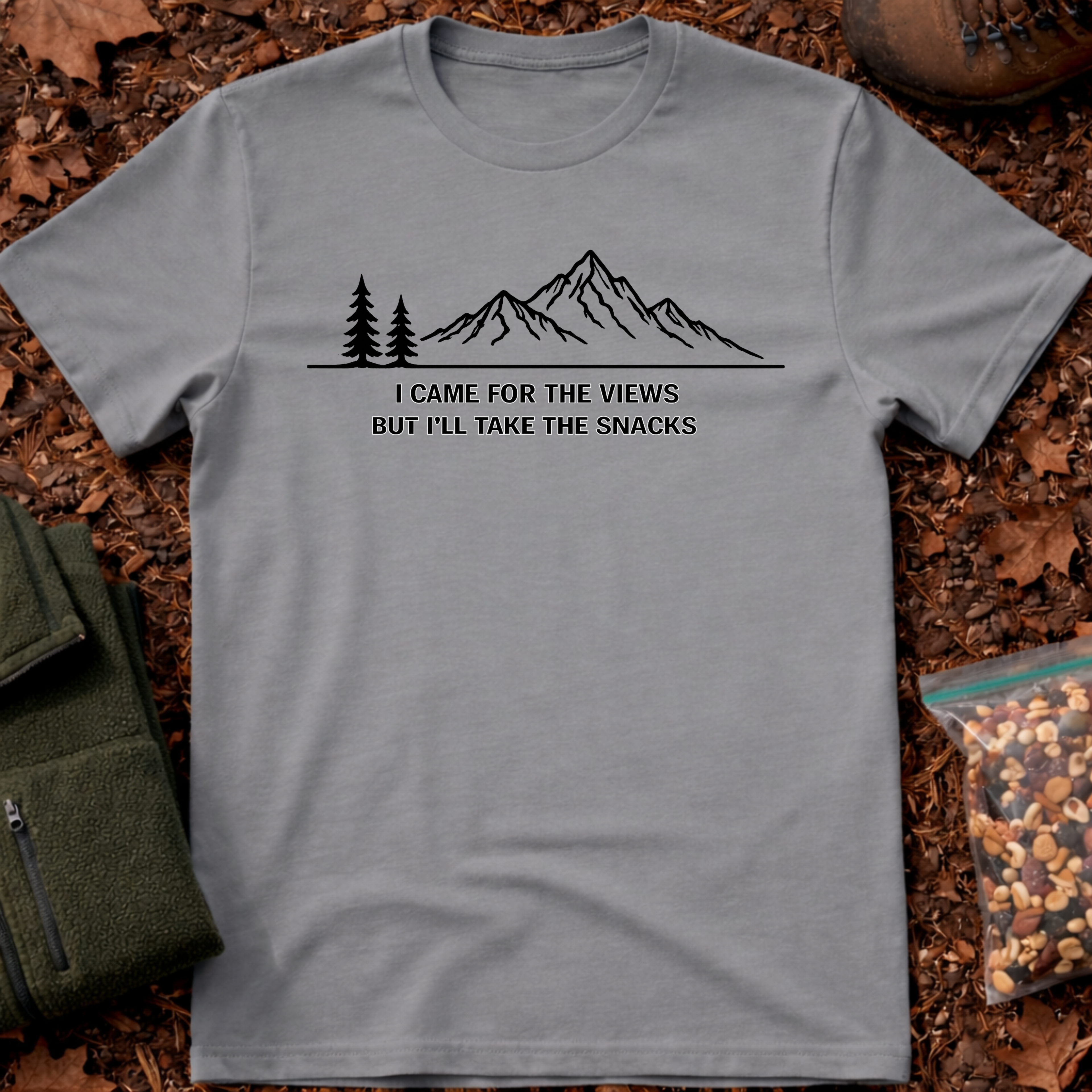 Came for the views line art T-Shirt