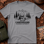 Campground Cleaning Authority line art T-Shirt