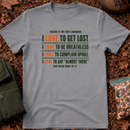 Hiking Is My Love Language 2 T-Shirt