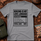 Hiking Is My Love Language T-Shirt