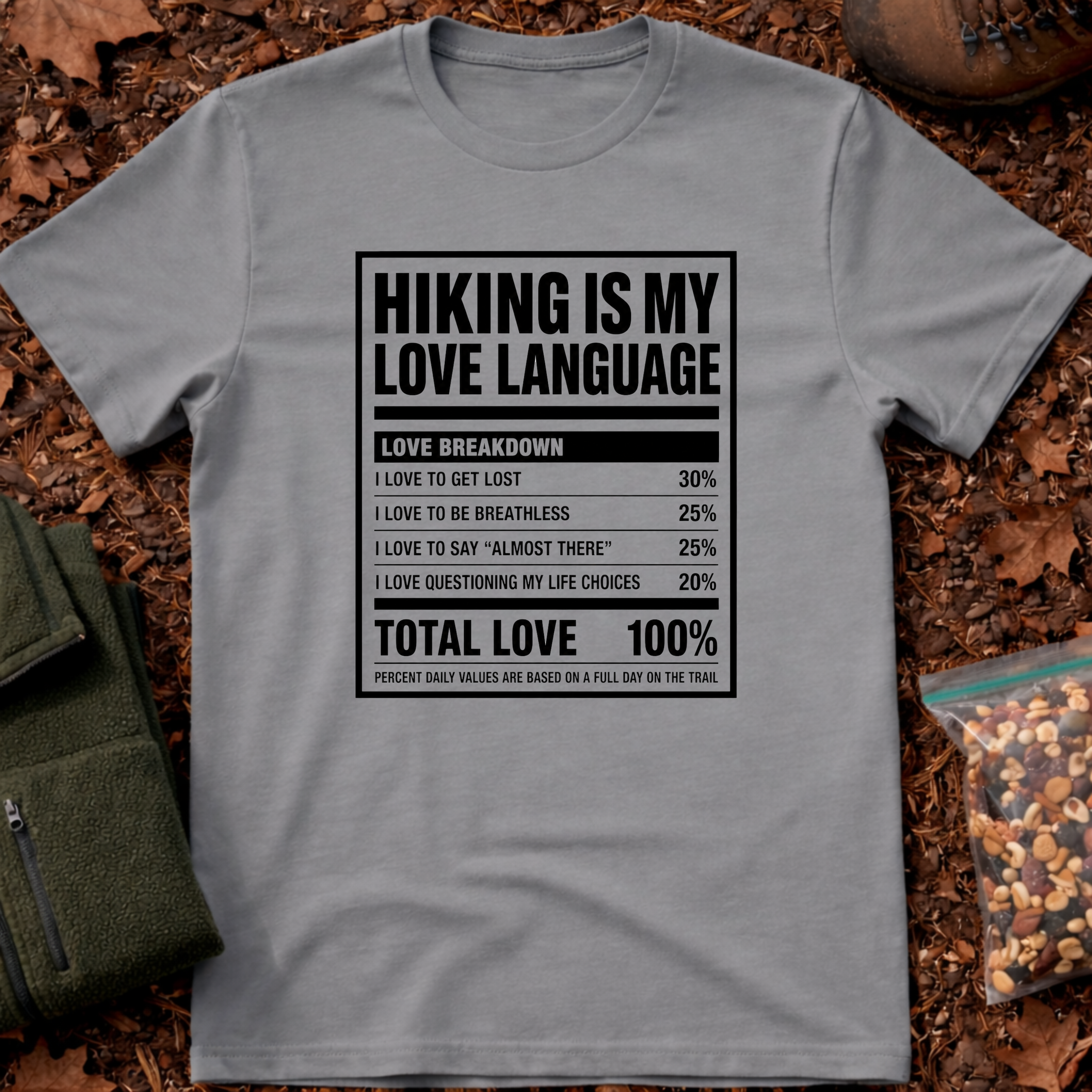 Hiking Is My Love Language T-Shirt