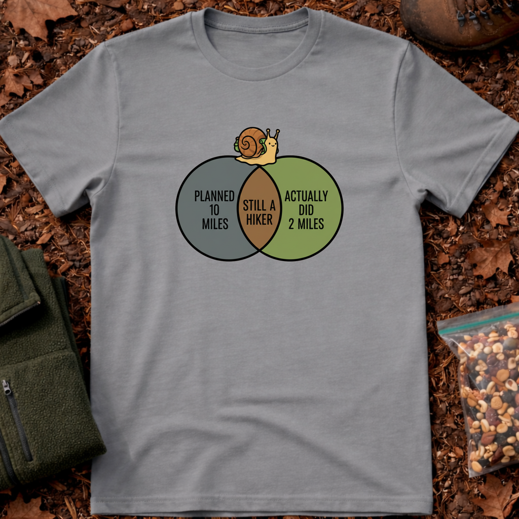 Still a Hiker Venn Diagram T-Shirt
