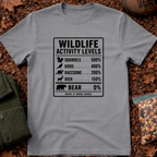 Wildlife Activity Chart T-Shirt