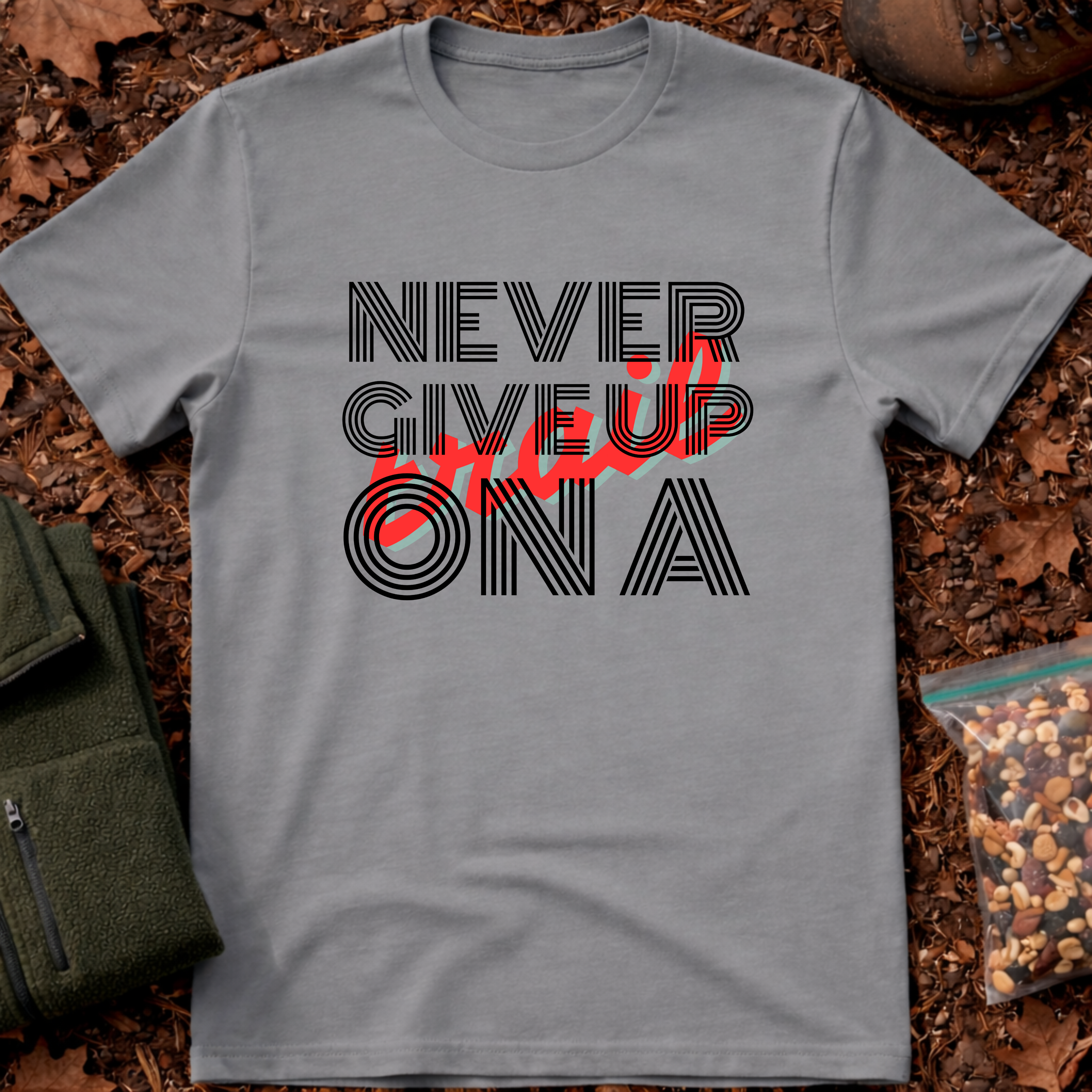 Never Give Up on A Trail T-Shirt