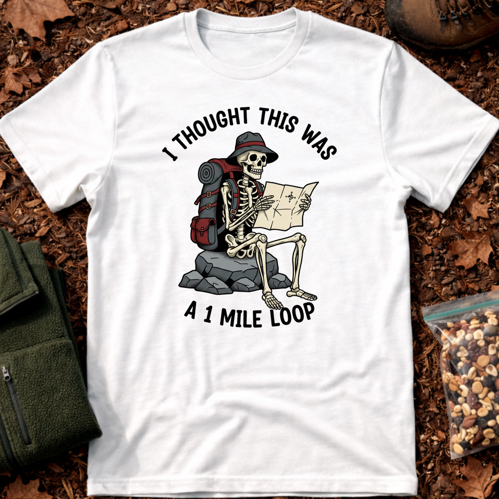 Only 1 Mile Loop T-Shirt