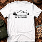 Not all who wander line art T-Shirt