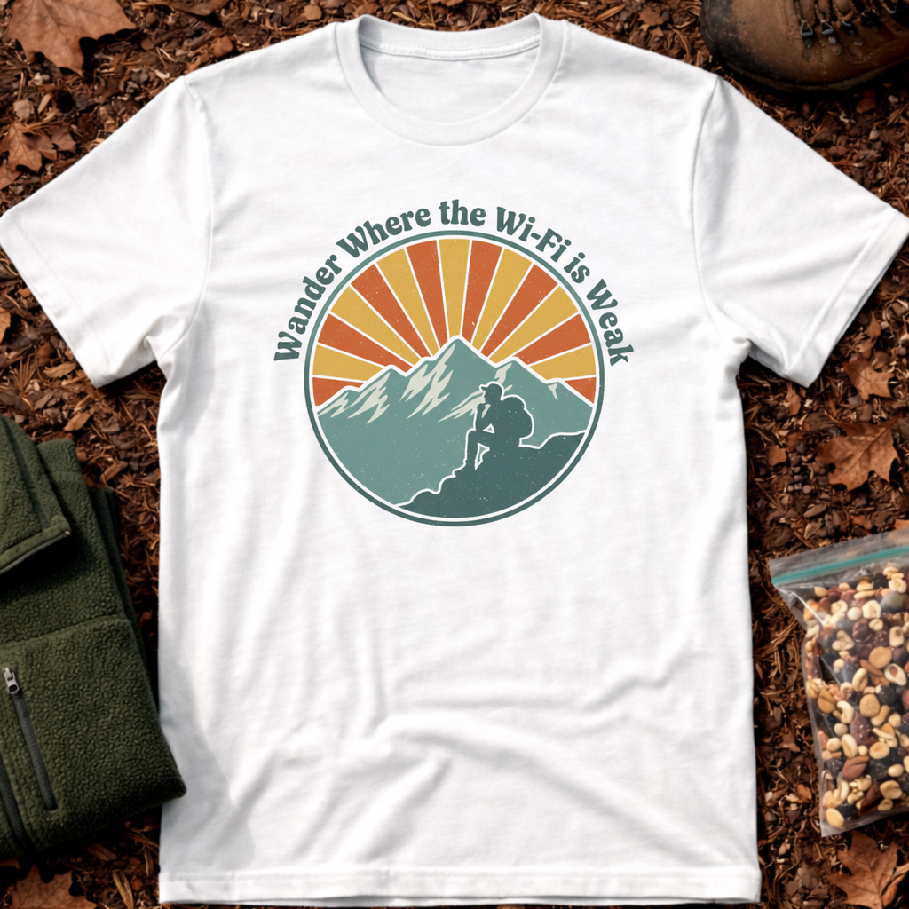 Wander Where the Wifi is Weak T-Shirt