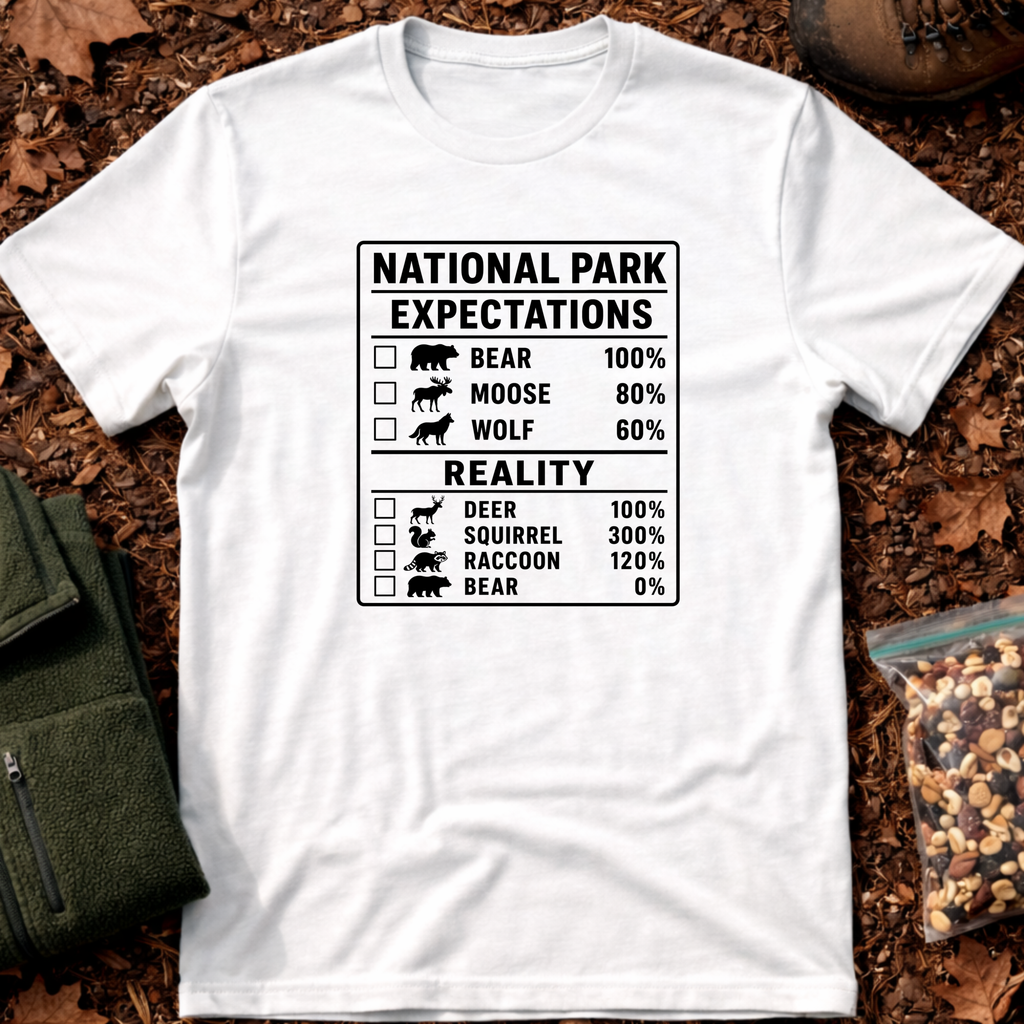 Expectation vs Reality Chart T-Shirt