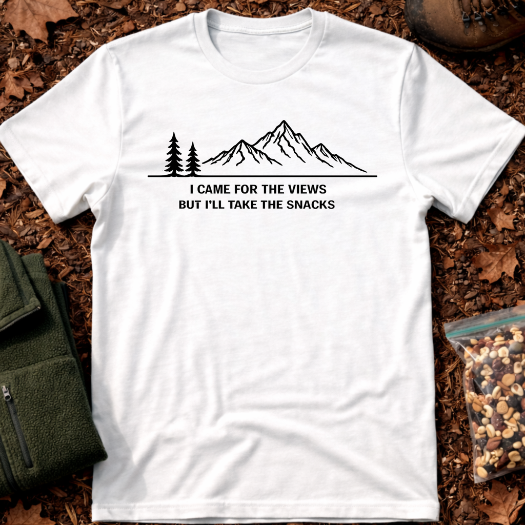 Came for the views line art T-Shirt