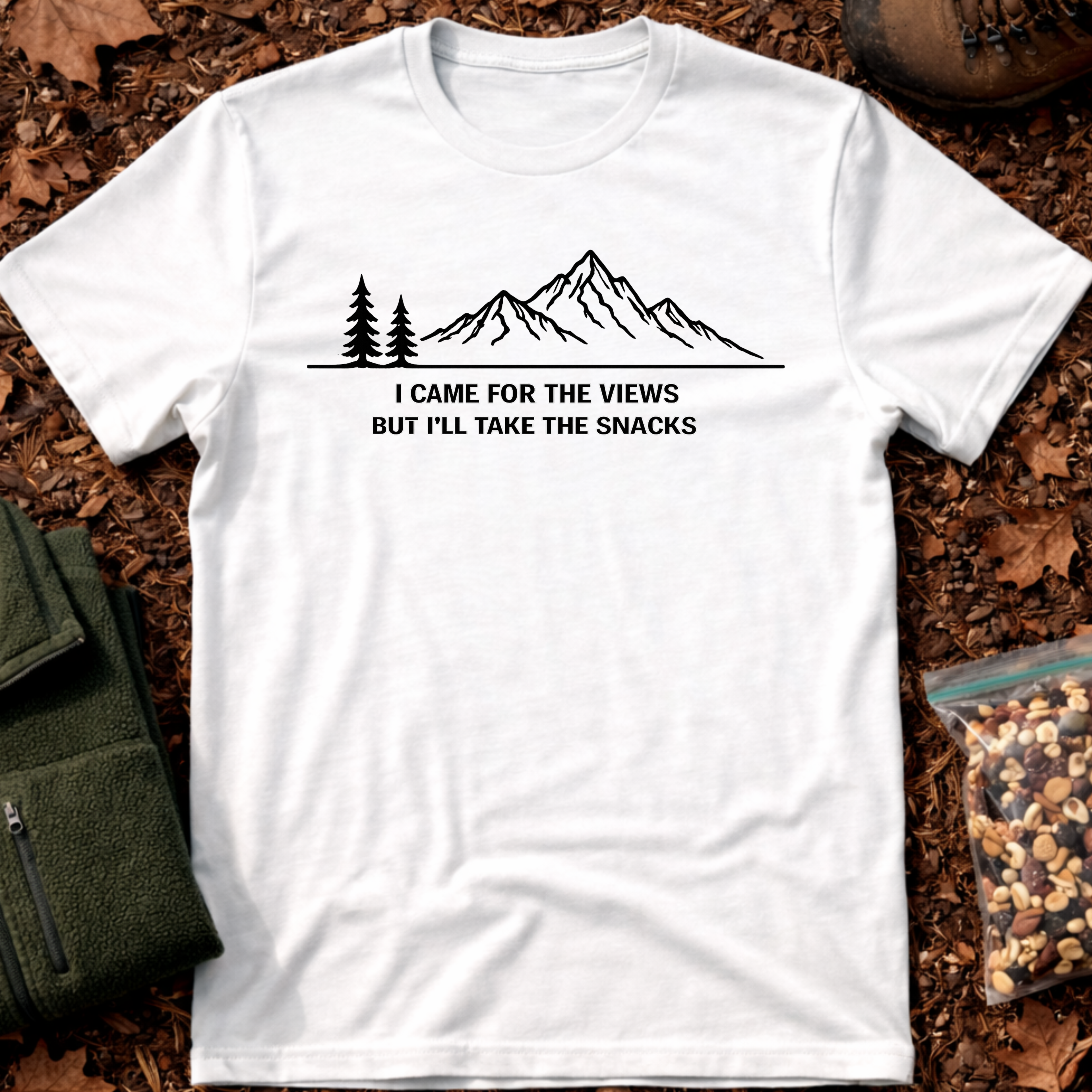 Came for the views line art T-Shirt