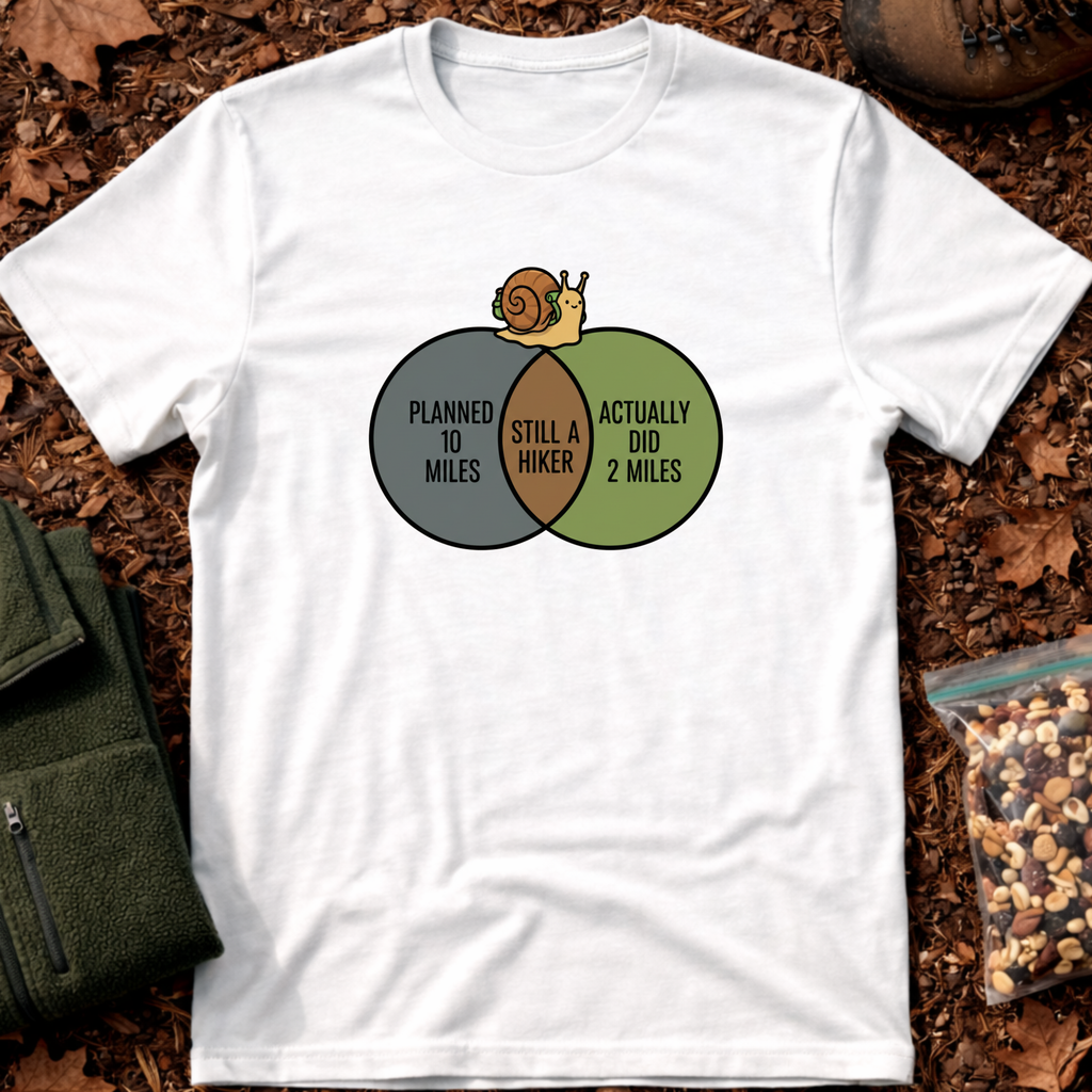 Still a Hiker Venn Diagram T-Shirt