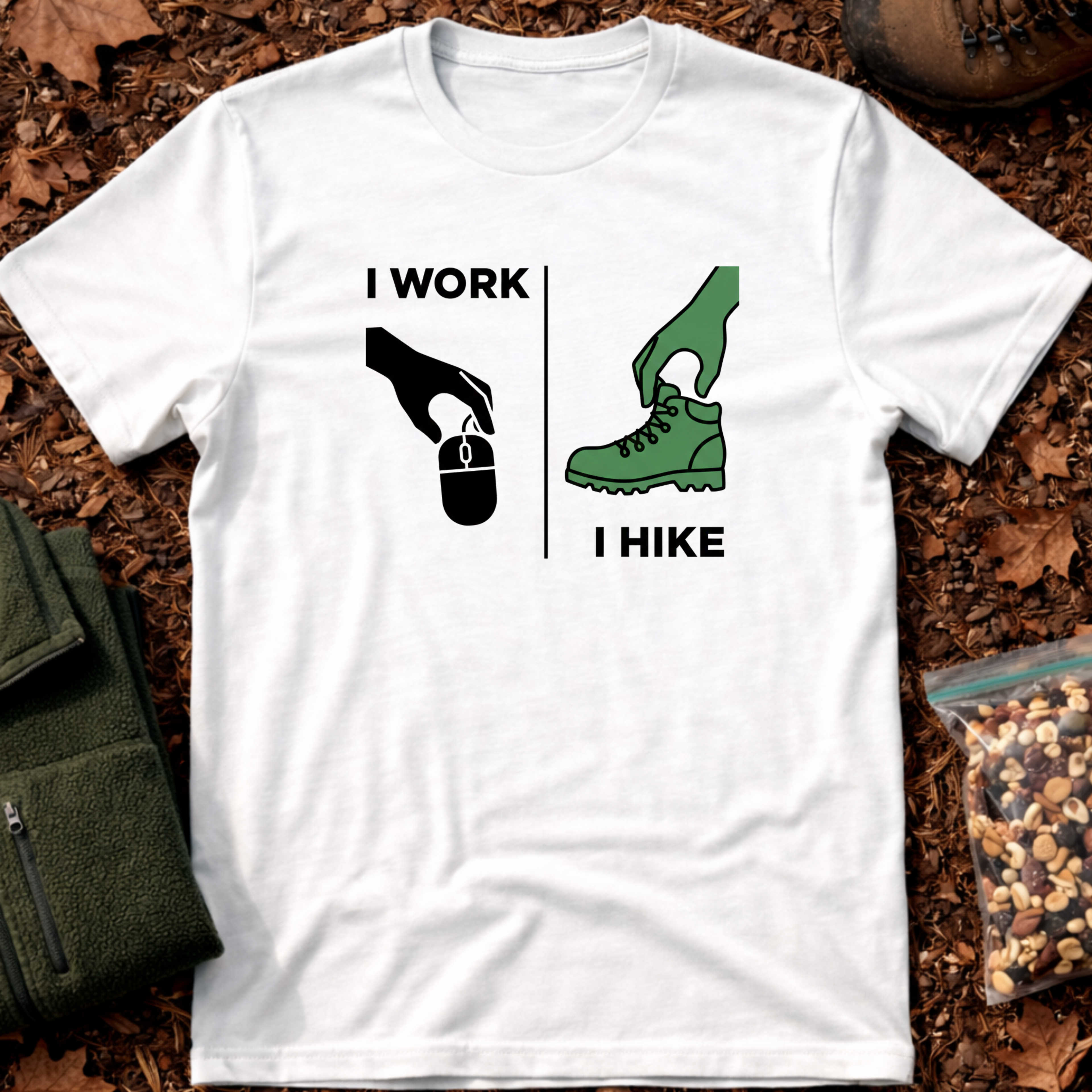 I Work I Hike T-Shirt
