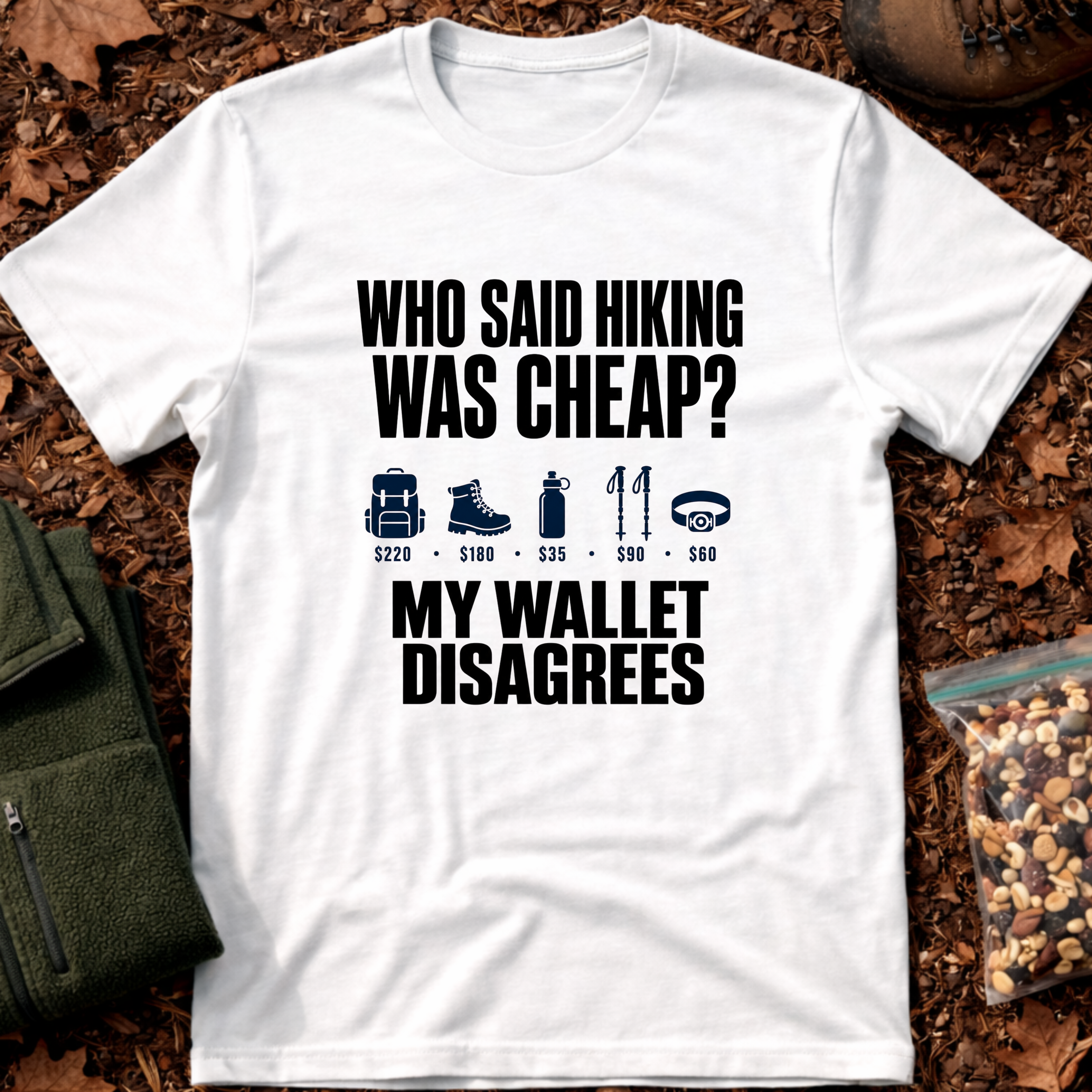 Who Said Hiking Was Cheap T-Shirt