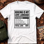 Hiking Is My Love Language T-Shirt