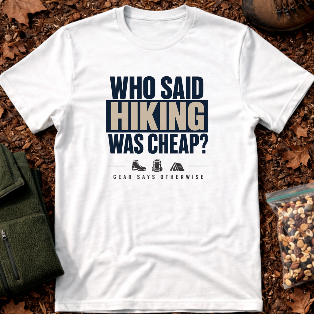 Who said Hiking was cheap 2 T-Shirt